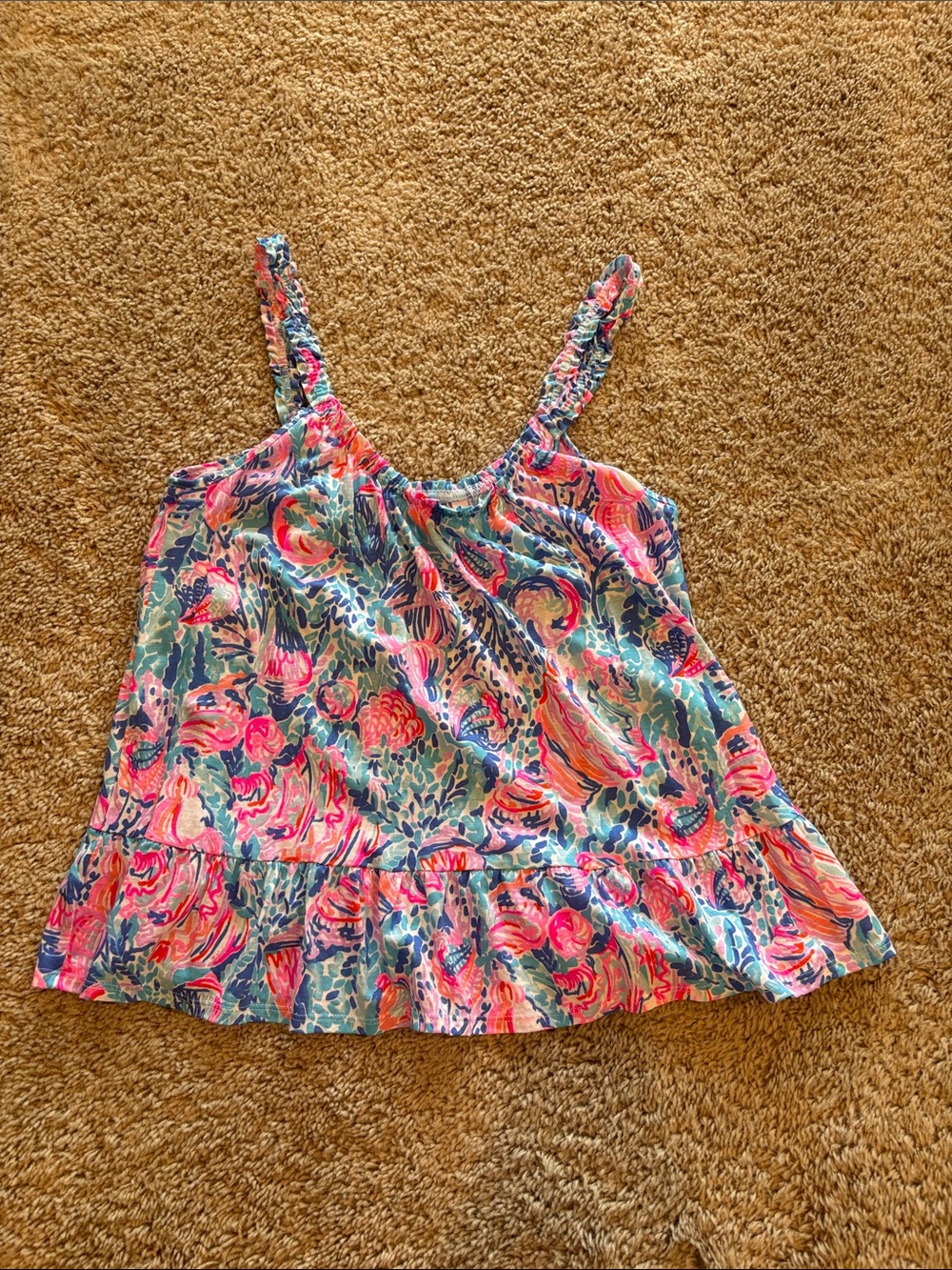 Lilly Pulitzer Ruffle Hem Camisole